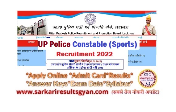 UP Police Constable (Sports) Final Result 2022
